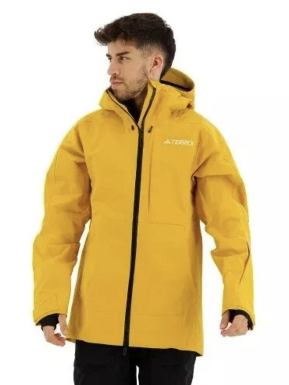 Adidas Terrex Gore-Tex Shell Jacket Men's L Yellow NWT